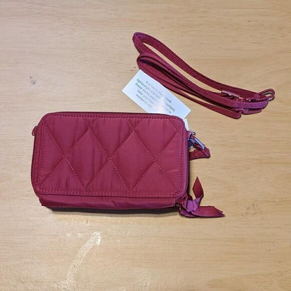 🆕Vera Bradley 3-in-1 Ultralight Water-repellent RFID Crossbody -CABERNET - Picture 2 of 6